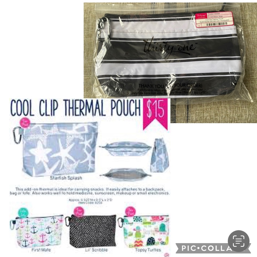Thirty-One Cool Clip Thermal Pouch